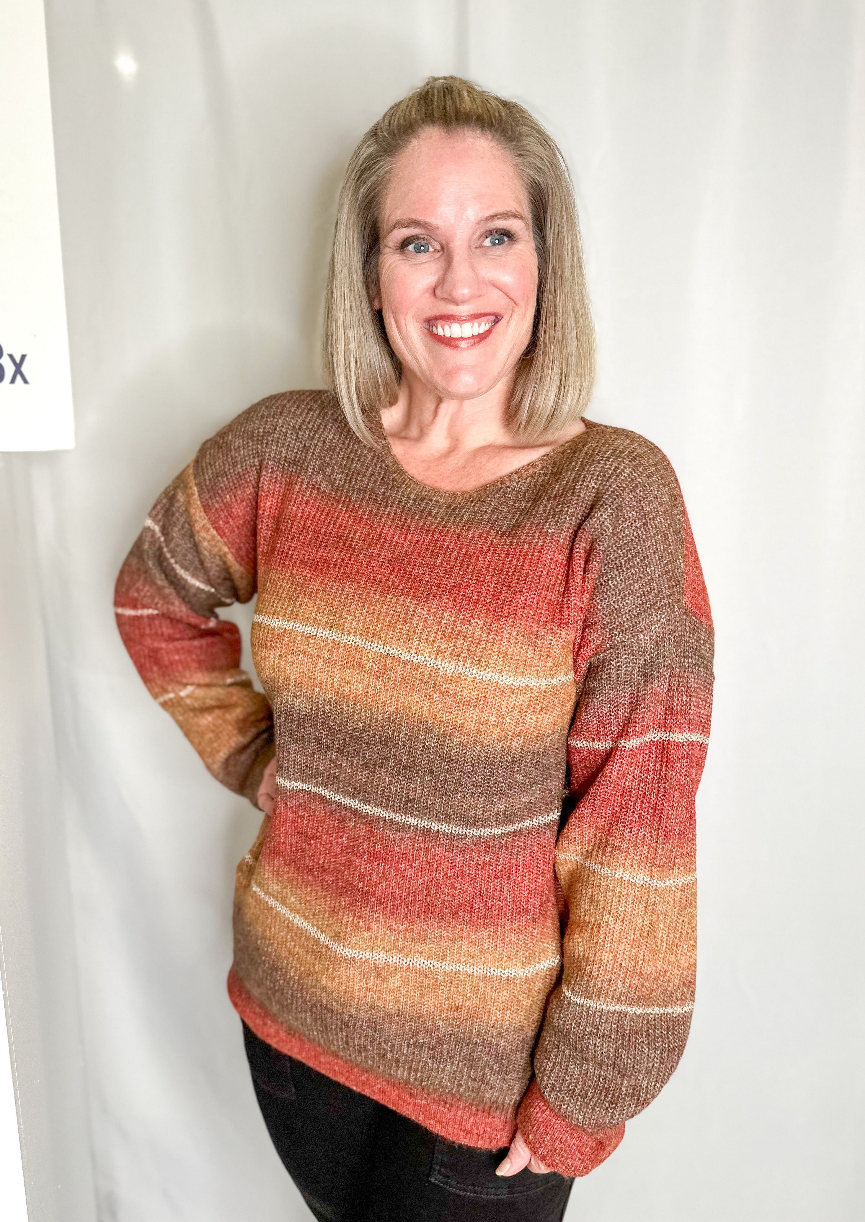 Fall Colors w/Gold Sweater