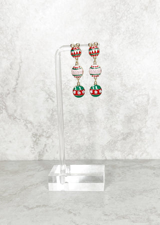 Ornament Trio Post Back Earrings