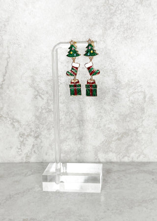 Christmas Trio Post Back Earrings