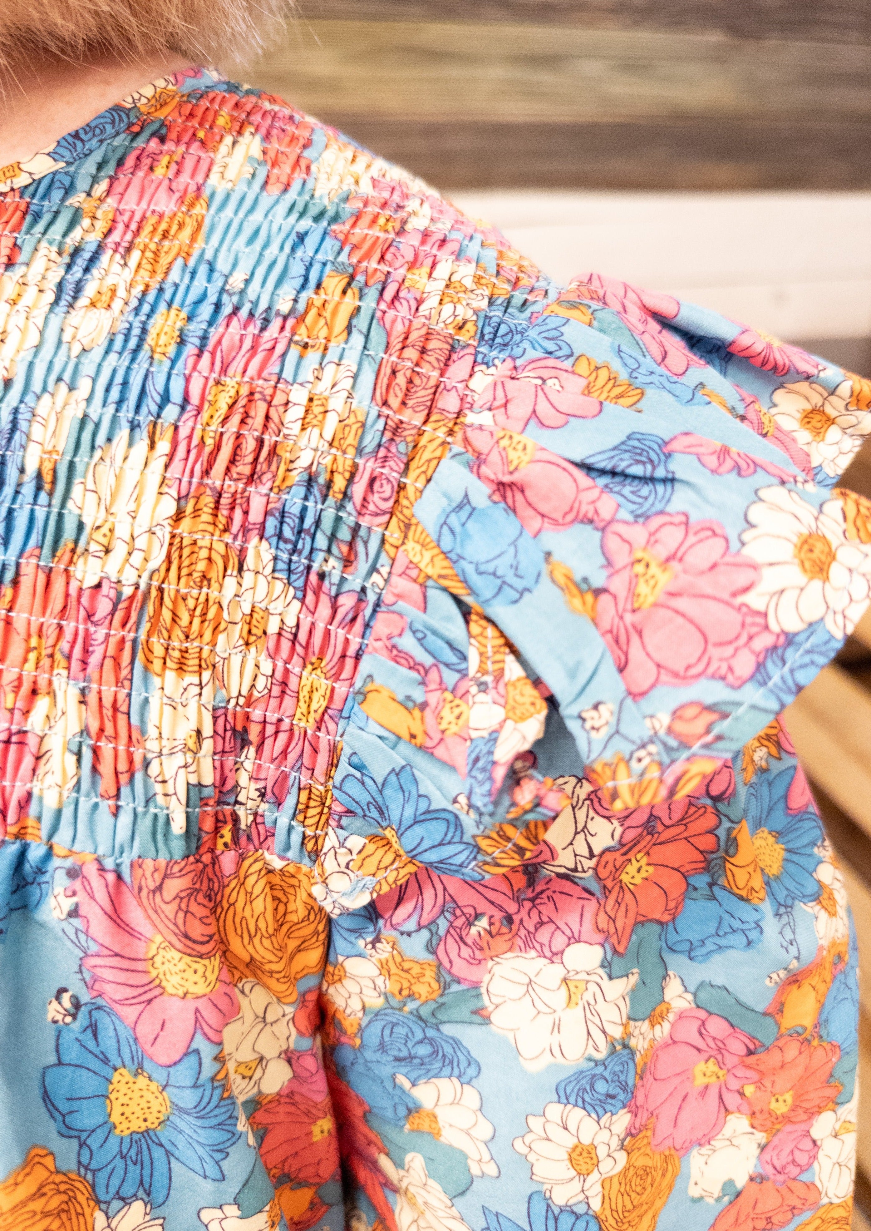 Bright Fall Long Sleeve Dress