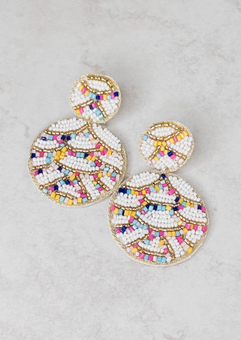 Confetti Seed Bead Earrings
