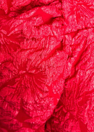 close up of jacquard fabric