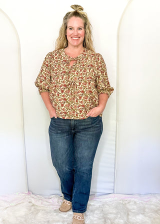 Judy Blue petite dark denim straight jean with tummy control