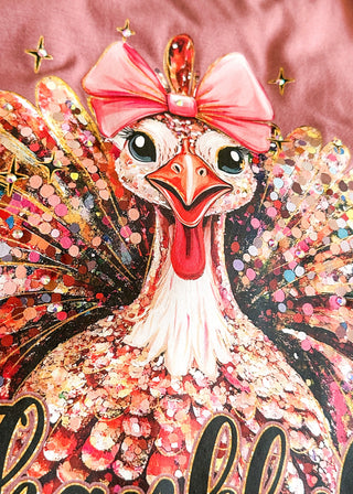 close up of thankful Turkey graphic