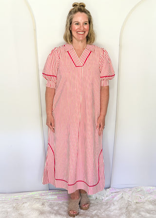 Vertical Stripe Dress