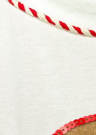 close up of fabric and detail