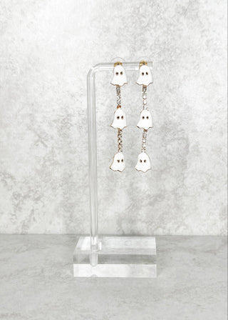 Ghost Trio Post Back Earrings