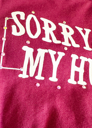 close up of graphic tee