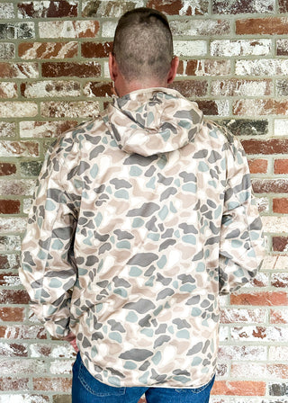 Camo Jacket with hood and pockets