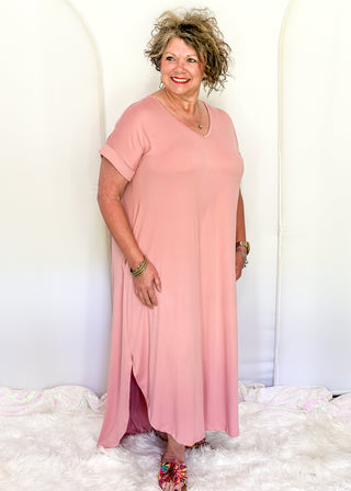 Solid Maxi Dress