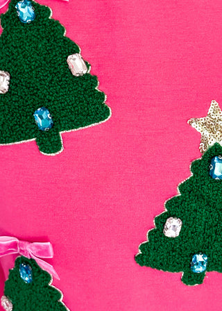 close up of embellished tree detail