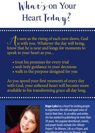 Devotional Book with prayers to start your day.