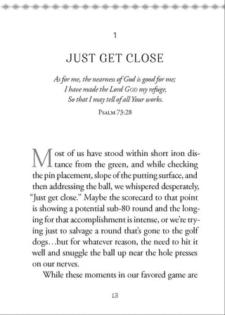 A Look at Life From the Fairway Devotion Book
