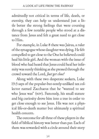 A Look at Life From the Fairway Devotion Book