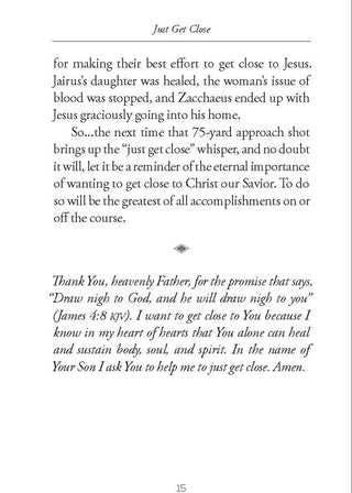 A Look at Life From the Fairway Devotion Book