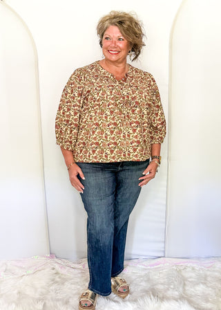 Judy Blue petite dark denim straight jean with tummy control