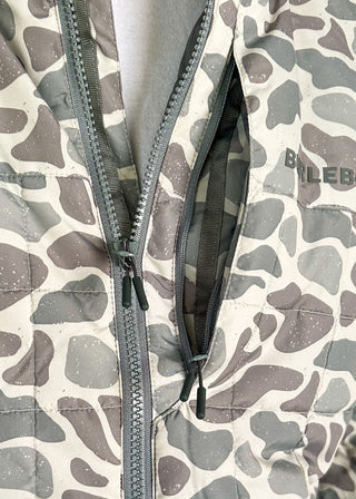 Burlebo camo jacket- close up of details