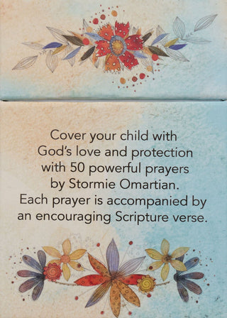 Box of prayer cards for parents
