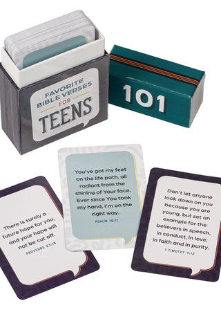 Box of Bible Verse cards for Teens
