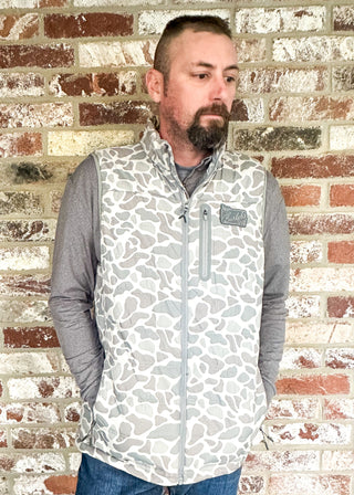 Men's Burlebo Zip up Puffer Vest with pockets