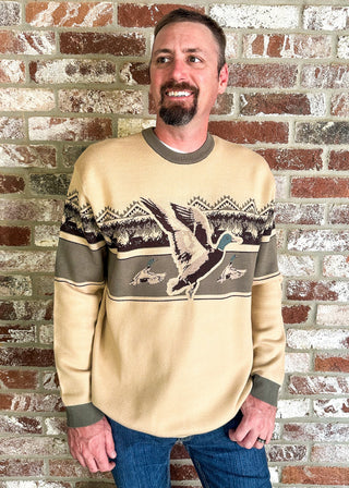 Man modeling Burlebo Sweater 