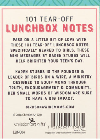 Lunch Box Notes for Girls