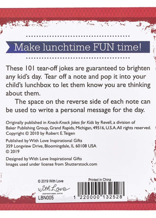 101 Lunchbox Notes - Knock Knock Jokes