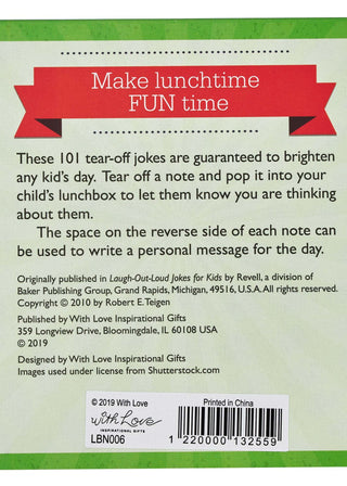Lunchbox Notes with Jokes