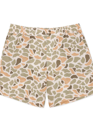 Burlebo men's Everyday shorts in camo print.