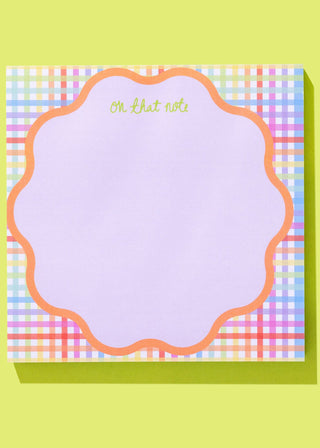 Taylor Elliott "On That Note" Notepad - 100 sheets